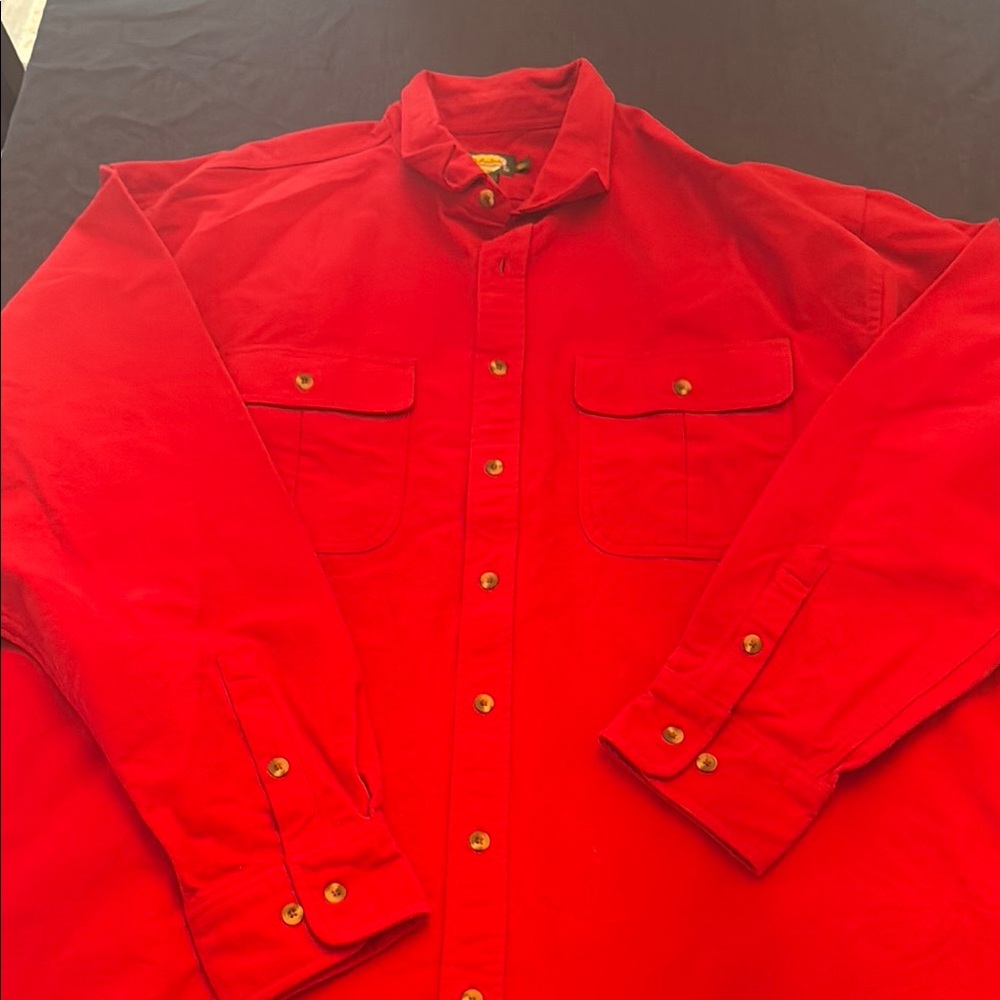 Cabela's Red button down Men's Shirt 2XLT